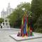The work of geometric-conceptual maniac Sol Lewitt will grace City Hall Park, in downtown Manhattan, including the fiberglass sculpture from 2005 called 'Splotch.'